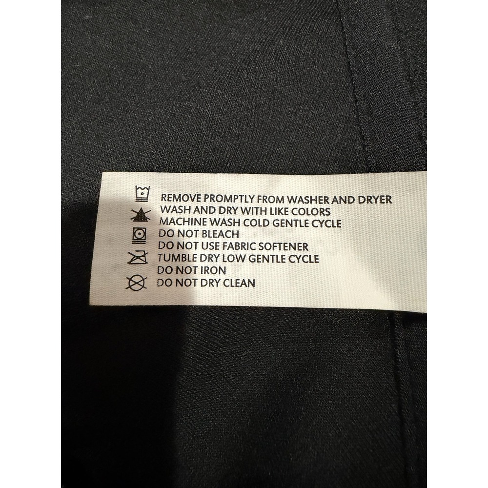 Yogalicious Scuba London Cardigan Black Open Front Thumbhole Wrap Jacket Small - Picture 5 of 7